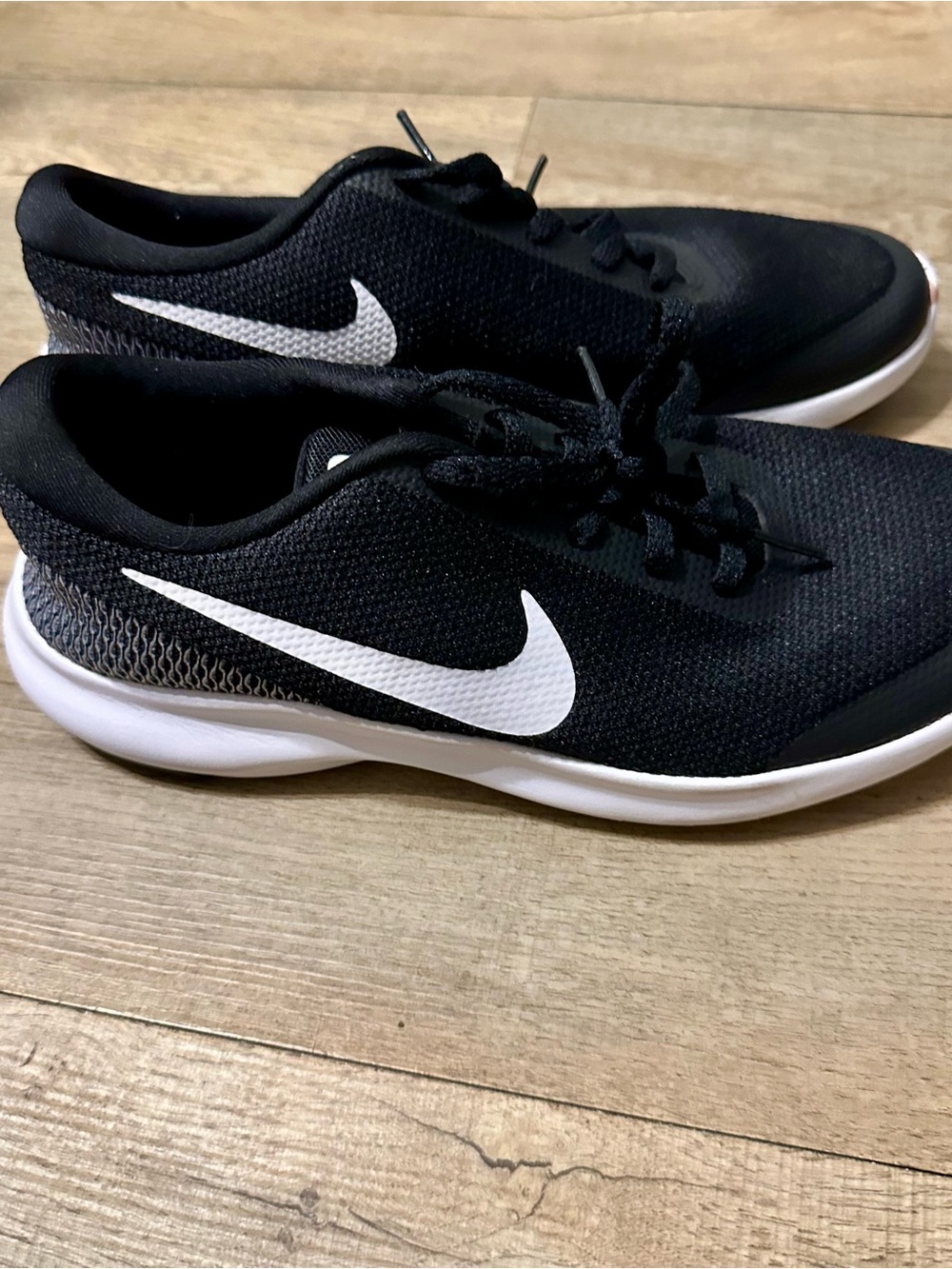 Nike Black Sneakers with White Swoosh